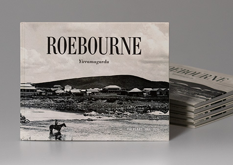 Roebourne 150 years 1866–2016 – thumbnail showing cover design.