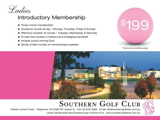 Southern Golf Club: Press advertisement