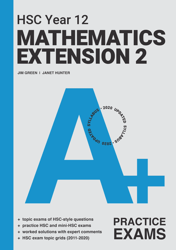 Cover design of Cengage A+ HSC Year 12 Mathematics Advanced Practice Exams.
